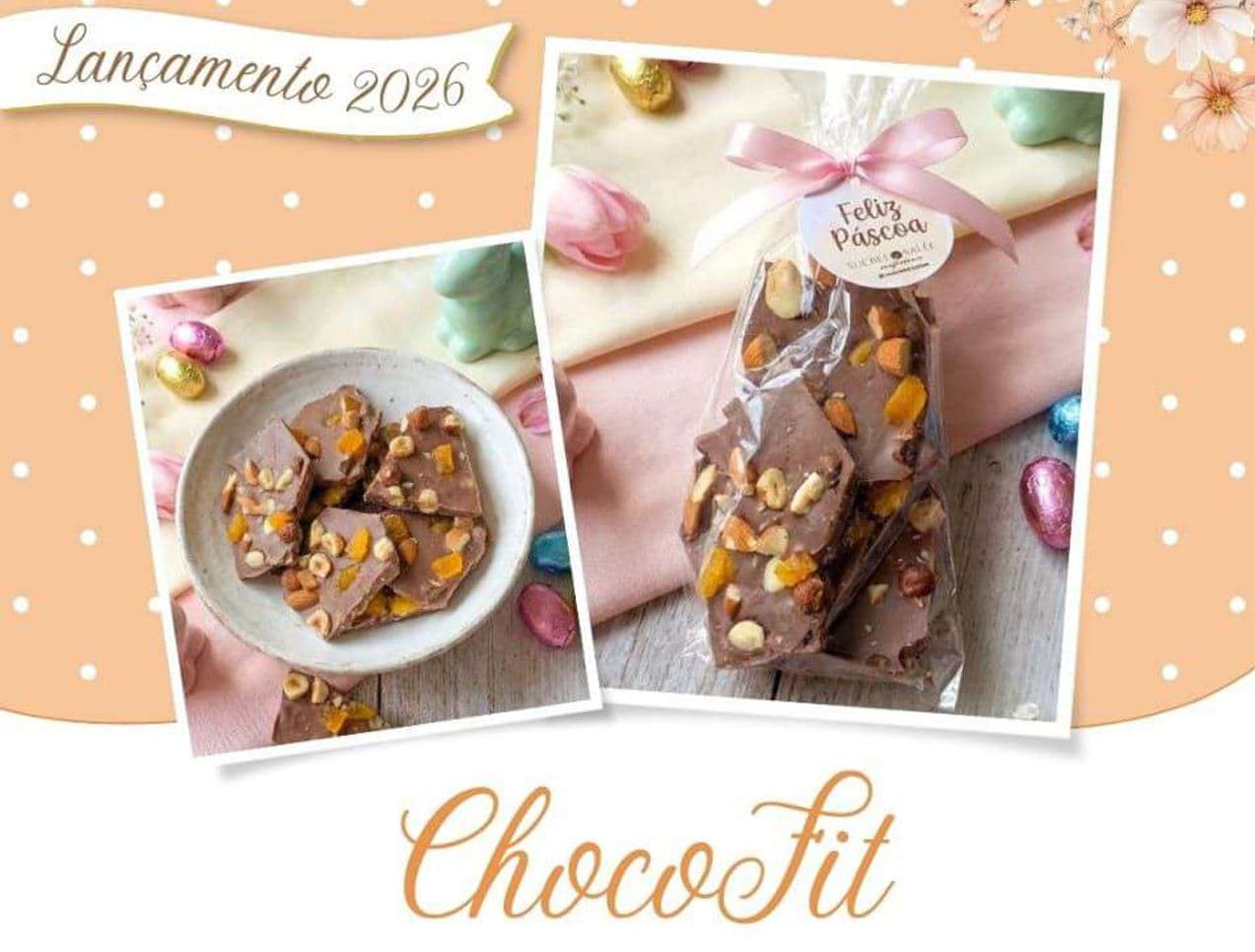 Produto Choco Fit (Meio amargo com nuts)